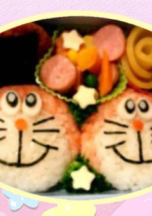 園児キャラ弁【ミニドラ】ドラえもん-レシピのメイン写真
