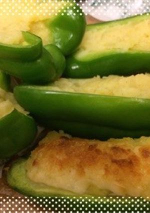 ピーマンのポテト詰め-レシピのメイン写真