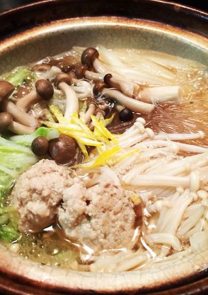鶏団子鍋-レシピのメイン写真