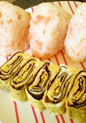 ◆簡単可愛いお弁当♡渦巻きたまご焼き◆-レシピのメイン写真