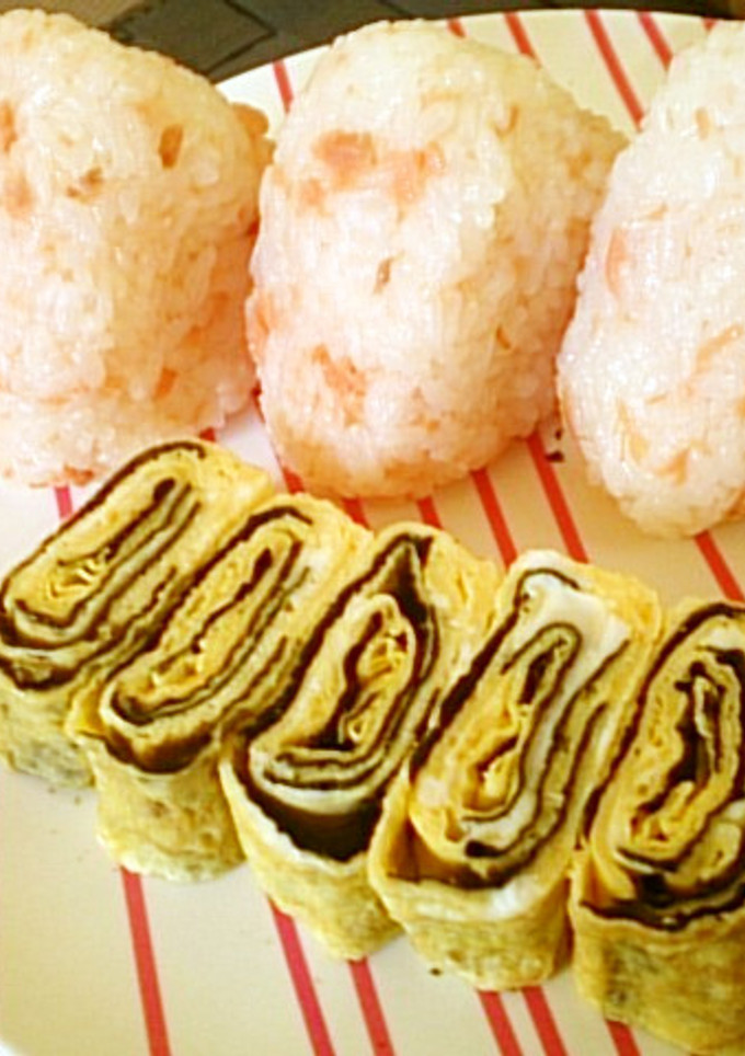 ◆簡単可愛いお弁当♡渦巻きたまご焼き◆-レシピのメイン写真