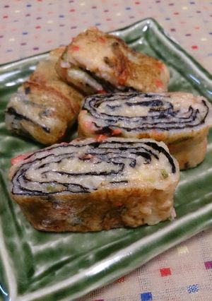 山芋と紅生姜のフワとろ焼き-レシピのメイン写真