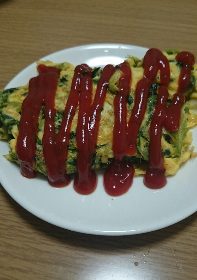 簡単！ほうれん草オムレツ-レシピのメイン写真