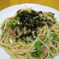 รูปของ ***とろとろふんわり納豆パスタ***