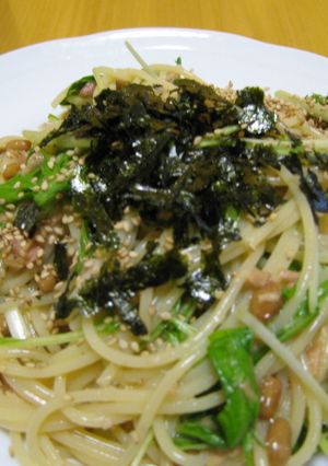 ***とろとろふんわり納豆パスタ***-レシピのメイン写真