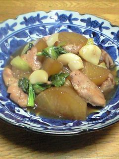 大根と鶏のニンニク煮-レシピのメイン写真