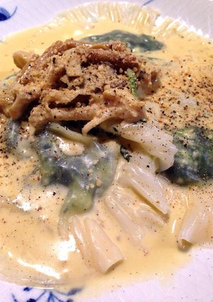 餃子の皮でほうれん草のラビオリ風-レシピのメイン写真