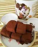 材料２つ！手軽！レンジで簡単♪生チョコ