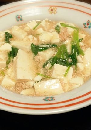 豆腐と明太子の和風あんかけスープ-レシピのメイン写真