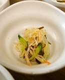 調味料不要！白滝とカニかまの塩昆布和え