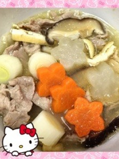 かわいい〜豚汁〜♡(o˘◡˘o)♡-レシピのメイン写真