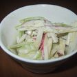 セロリとリンゴのゴルゴンゾーラ和え