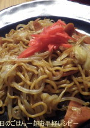 焼かない焼きそば　レンジでチン♪で-レシピのメイン写真