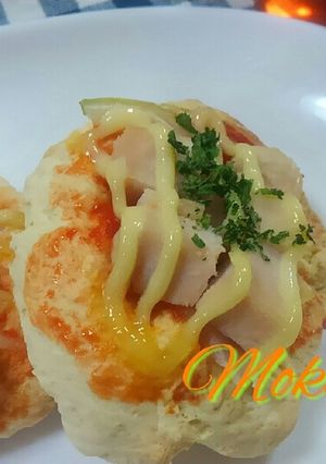 ホットケーキミックスでミニピザパン♪-レシピのメイン写真