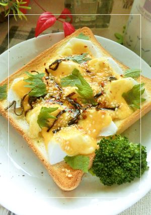 ガーリック風味✯蕪の塩昆布チーズトースト-レシピのメイン写真