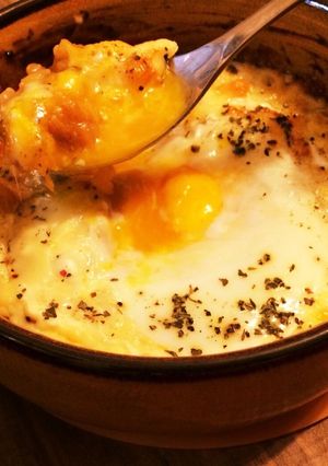 カレー残りでクロックマダム風焼きカレー-レシピのメイン写真