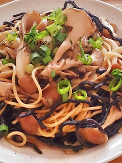 ひじきパスタ*和風きのこバター-レシピのメイン写真