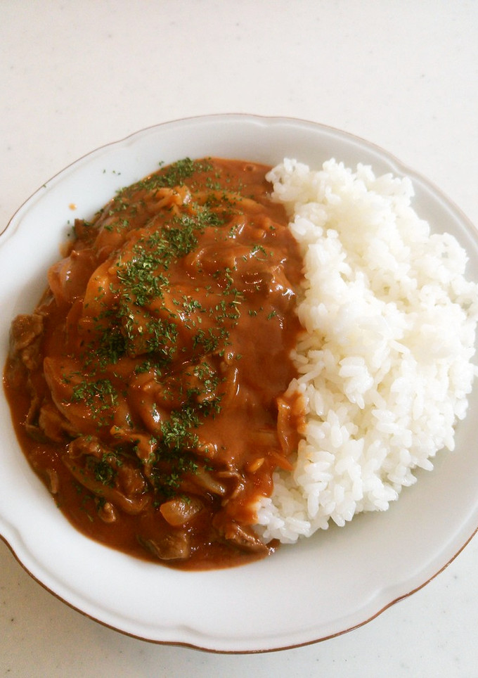 トマト缶無しで！ハヤシライス風-レシピのメイン写真
