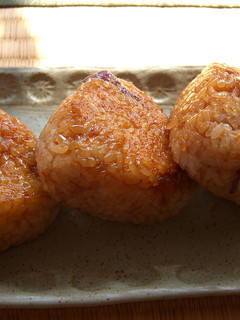 *香ばしい さつま芋の焼きおにぎり*-レシピのメイン写真