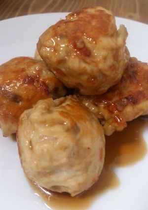 蓮根サクサク!鶏つくねの照り焼き-レシピのメイン写真