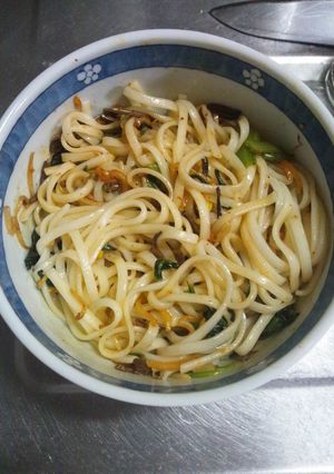 ５月６日晩飯【ナムルうどん】-レシピのメイン写真