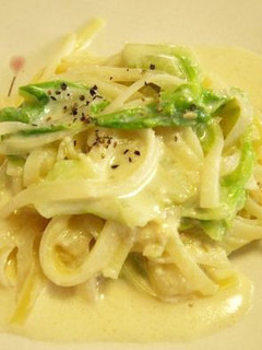 牛乳と味噌のキャベツのクリームパスタ-レシピのメイン写真