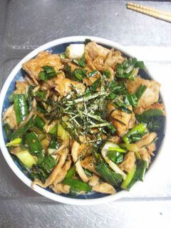 5月27日晩飯【マグロの漬け焼き丼】-レシピのメイン写真