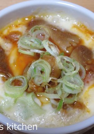 味噌もつたっぷりココットカマン♪-レシピのメイン写真