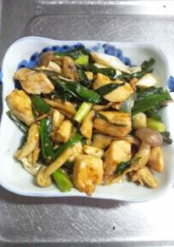 ５月２９日晩飯【ささみと野菜の炒めもの】-レシピのメイン写真