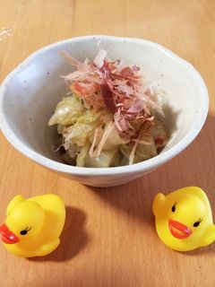 白菜のおひたし 柚子胡椒風味-レシピのメイン写真