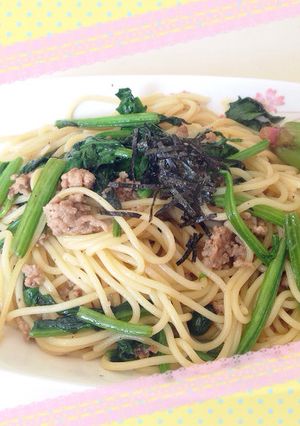 豚挽き肉パスタ-レシピのメイン写真
