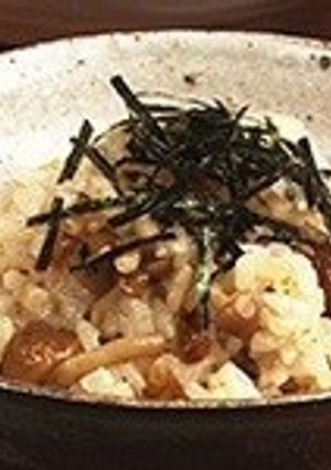 秋の味覚 なめこご飯-レシピのメイン写真