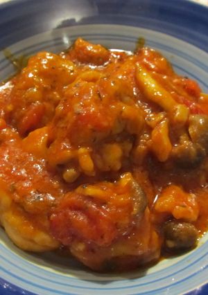 クラシコトマトソースで鶏もも肉のトマト煮-レシピのメイン写真
