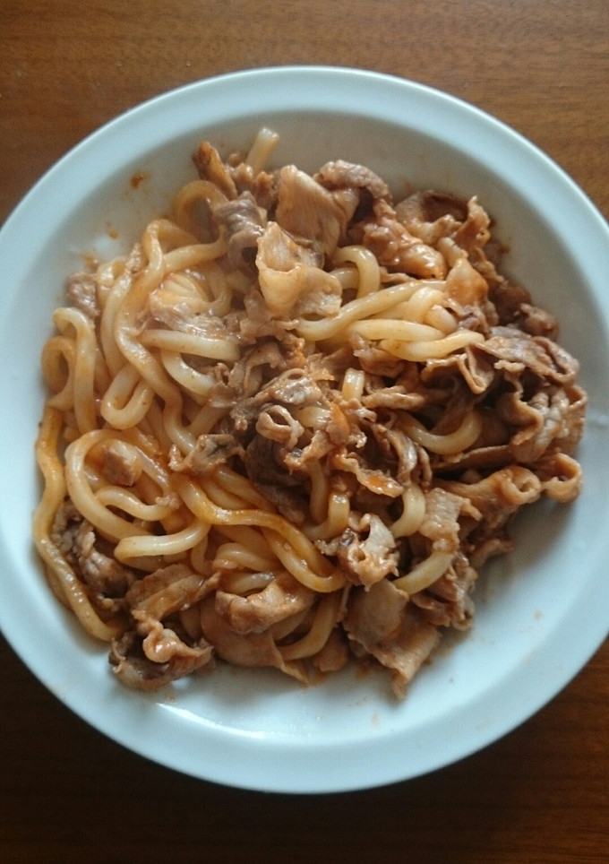 簡単！洋風焼きうどん-レシピのメイン写真