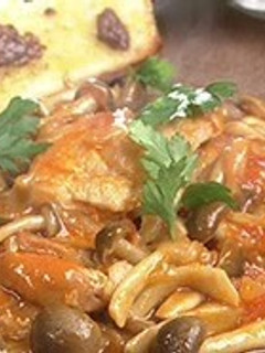 鶏肉ときのこのパプリカ煮-レシピのメイン写真