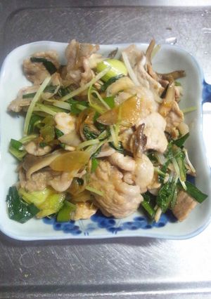 ６月２日晩飯【豚肉の生姜焼き】-レシピのメイン写真