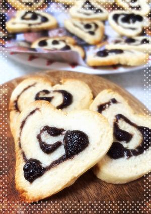 簡単ハートチョコクッキー☆洗い物無し-レシピのメイン写真