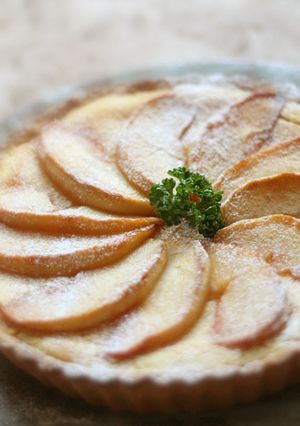 さつまいもとカラメルりんごのチーズタルト-レシピのメイン写真