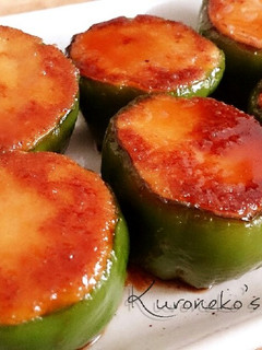 おから&豆腐*照り焼きピーマン詰め-レシピのメイン写真