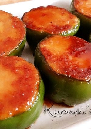 おから＆豆腐＊照り焼きピーマン詰め-レシピのメイン写真