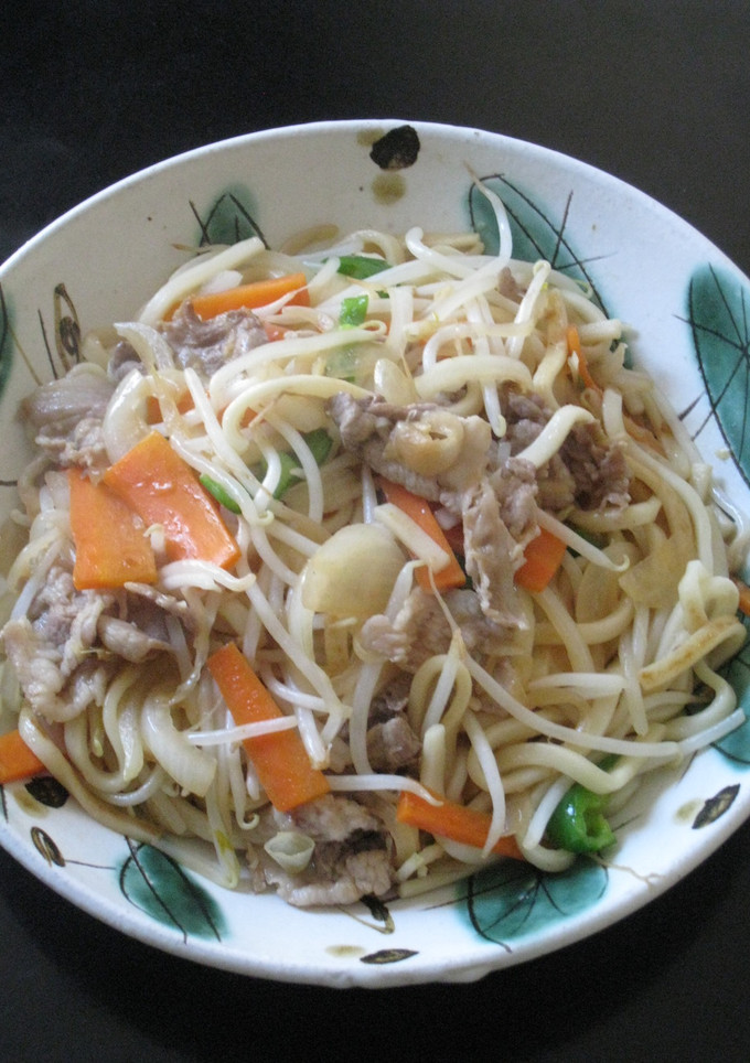 時短・簡単・手抜き和風炒めうどん-レシピのメイン写真