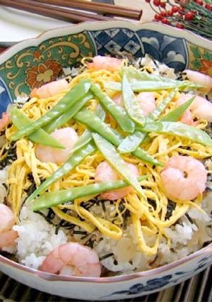 佃煮生姜入りちらし寿司-レシピのメイン写真