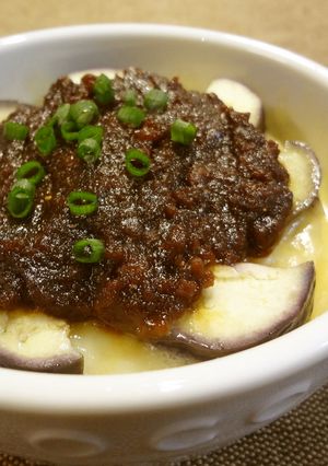 肉みそ＆なすのココットカマン-レシピのメイン写真