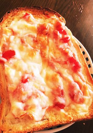簡単！食パンピザ♪-レシピのメイン写真