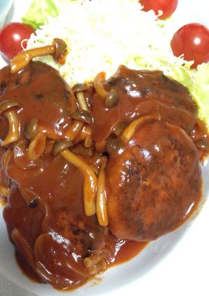 煮込みハンバーグ ソース-レシピのメイン写真