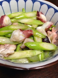簡単♡タコと野菜のガーリック炒め♡-レシピのメイン写真