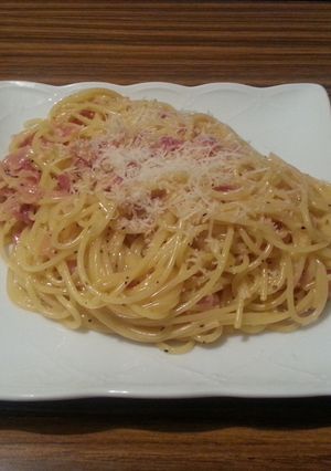 生クリームなし！簡単カルボナーラ-レシピのメイン写真
