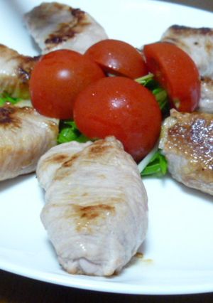 リンゴの豚肉巻き-レシピのメイン写真