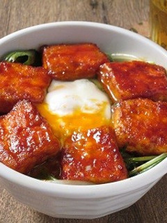 ナムルと豆腐の甘辛丼-レシピのメイン写真