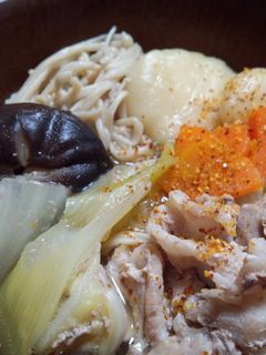 ゆず香る満腹すいとん鍋-レシピのメイン写真